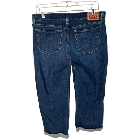 Levis Womans 29 LINE 8 511 SKINNY Cropped Jeans Stretch Denim Pedal Pushers EUC! - Picture 2 of 6
